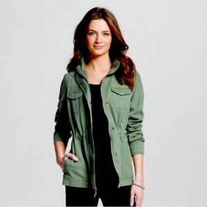 Merona Utility Jacket Cinch Waist !